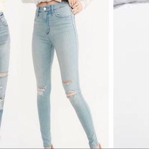 Abercrombie & Fitch Simone high rise super skinny